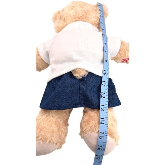 Build-A-Bear Happy Hugs Bear Be Miraculous Shirt Denim Skirt Ladybug Cat Noir - Picture 10 of 10